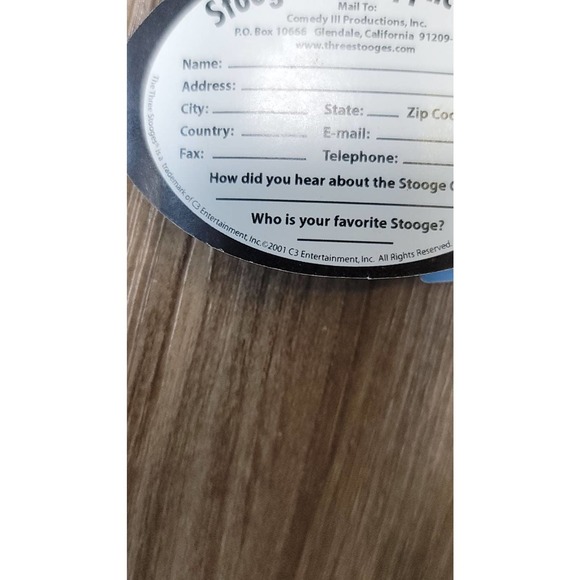 Vtg 2001 Three Stooges Curly Doll - Picture 6 of 8